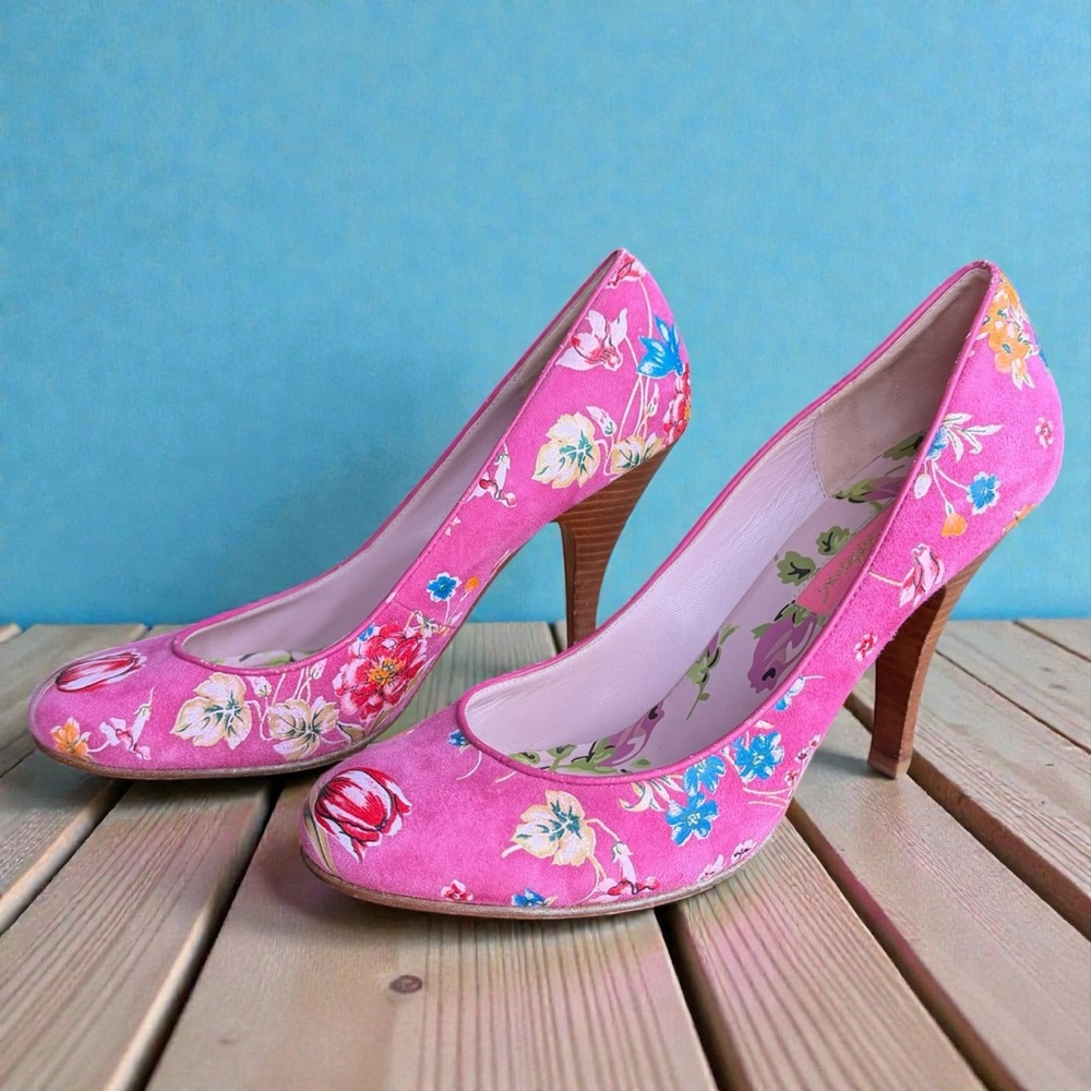 Betsy Johnson Garden Party Pumps size 7.5 - Picture 2 of 13